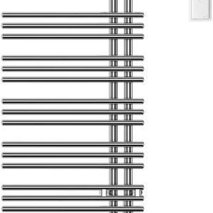 Radiateur de bain Zehnder Yucca Asym Chromé Résistance électrique à droite Produit De Marque